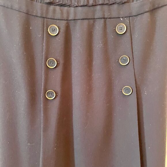 BLACK SLEEVELESS DRESS BY ANN TAYLOR LOFT SIZE 14 - Picture 3 of 6